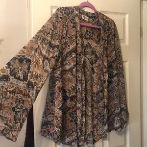 Show Me Your Mumu Bell Sleeve Blouse